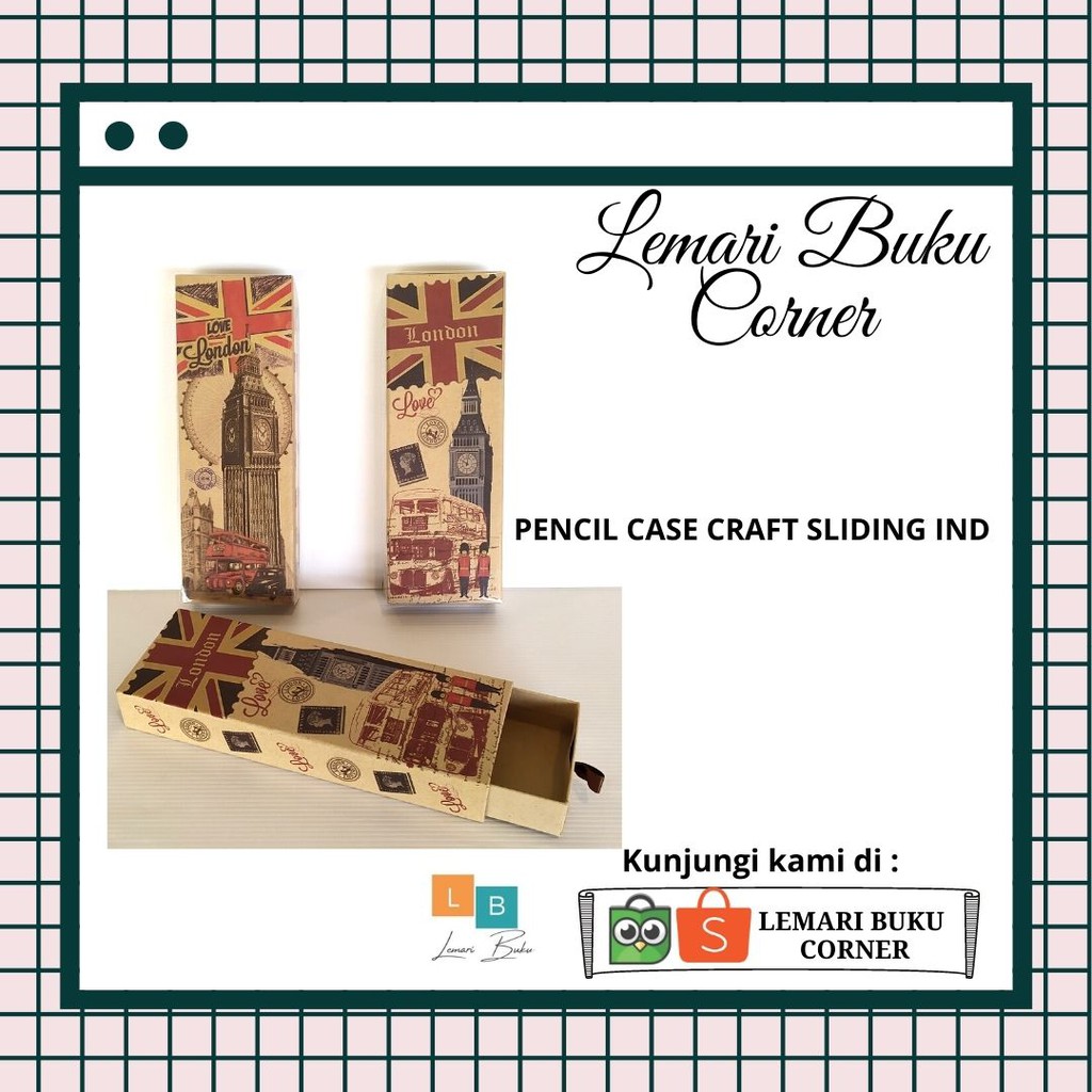 

PENCIL CASE CRAFT SLIDING IND