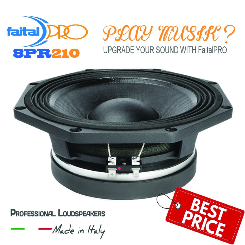 SPEAKER FAITAL PRO 8PR210 ORIGINAL ITALY U MEYER SOUND NEXO D&B EV