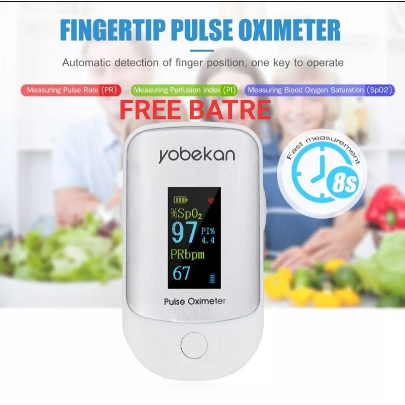 fingertip pulse oximeter oximetry sp02 alat pengukur detak jantung