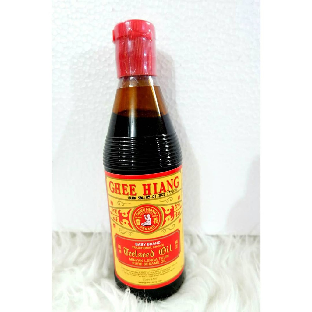 

Ghee Hiang Baby Brand Pure Sesame Oil 330ML
