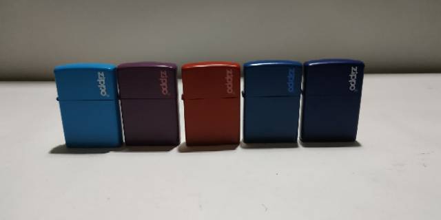 Zippo Matte - Zippo Mate - Lighter Zippo - Korek Zippo - Korek Api - Biru - Merah - Ungu