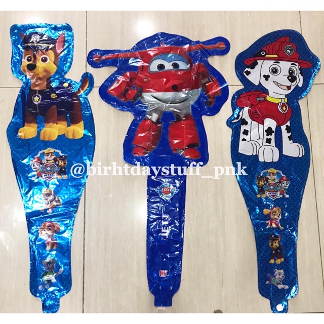 Balon pentung Karakter / Balon Pentungan Kartun Lucu / Balon Pentungan anak