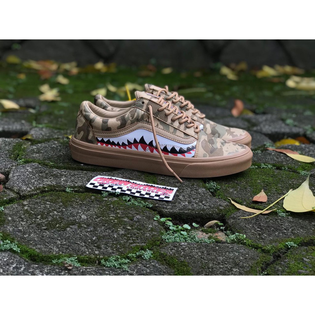 vans old skool bape custom