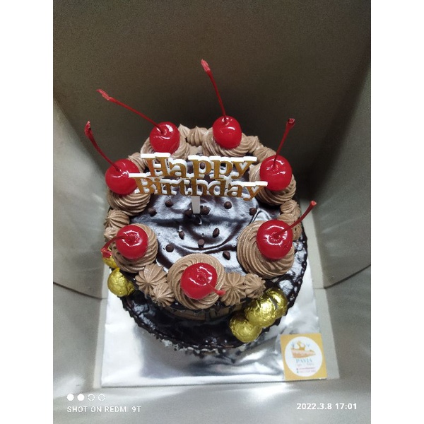 

Choco Fudge Cherry Cake 2 tingkat size big