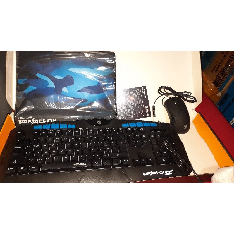 Keyboard mouse Gaming RGB Rexus