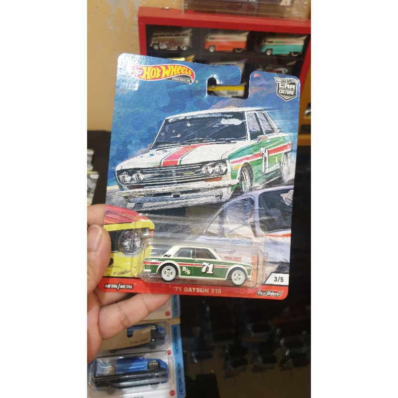 HOT WHEELS 71 DATSUN 510 REAL RIDERS