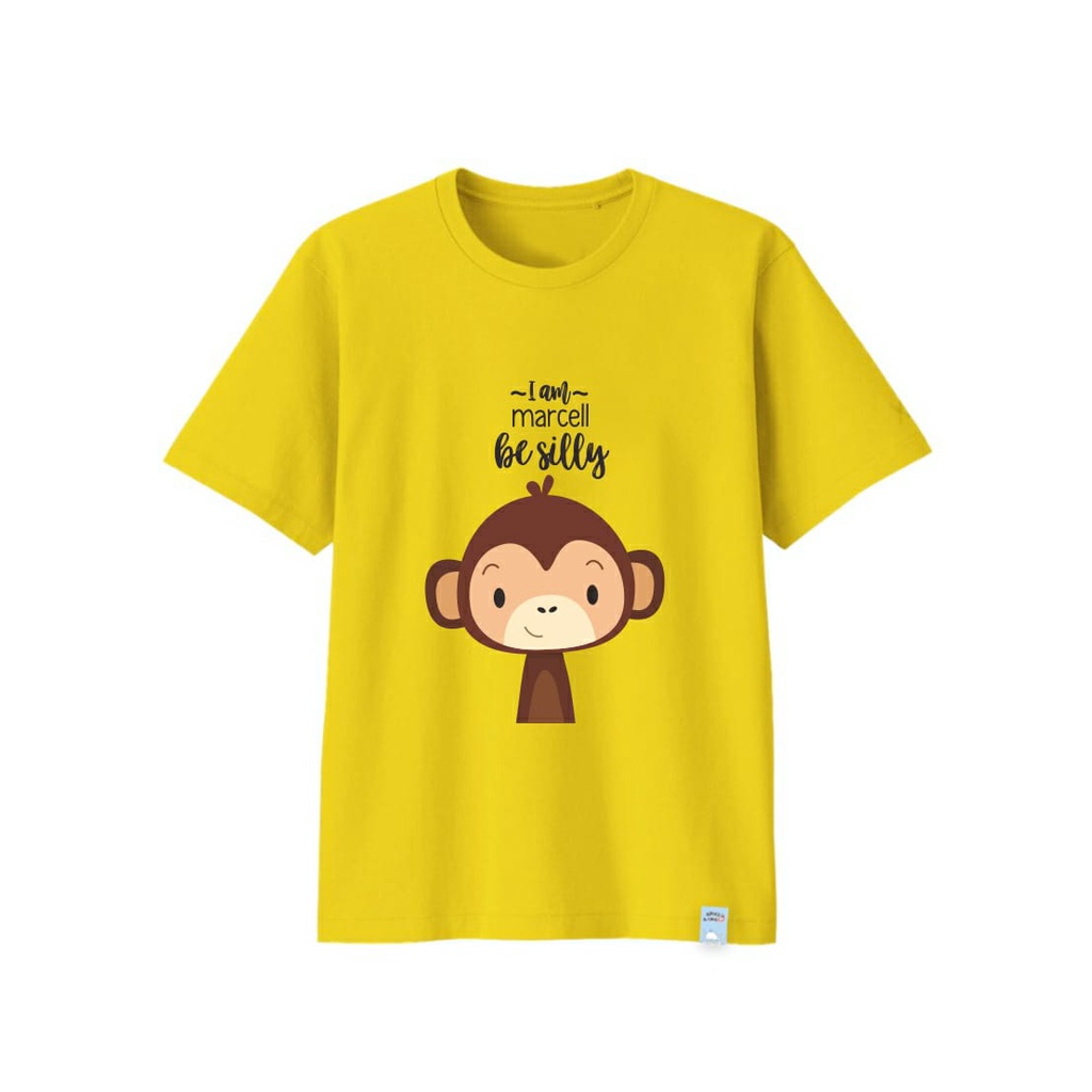 Kaos Custom Nama Character Animal - Untuk Bayi, Anak, remaja &amp; Dewasa