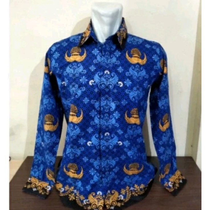 Jual seragam korpri pria/baju korpri pria/korpri motif terbaru/tahun