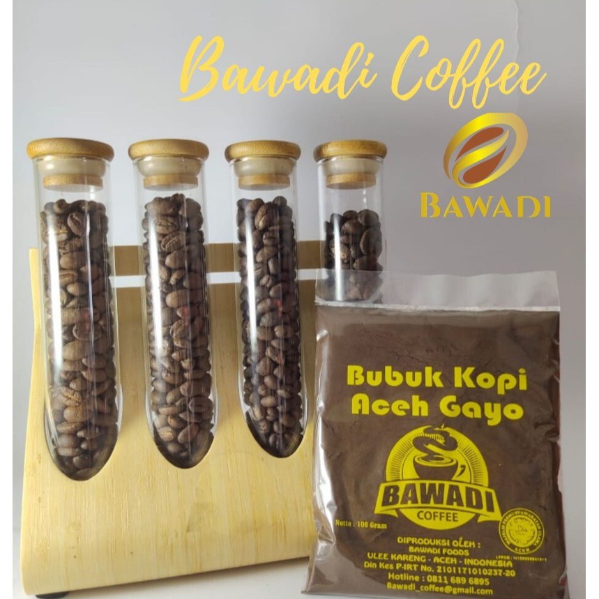 Bawadi Coffee Robusta Aceh Gayo 100g x isi 50 Pcs