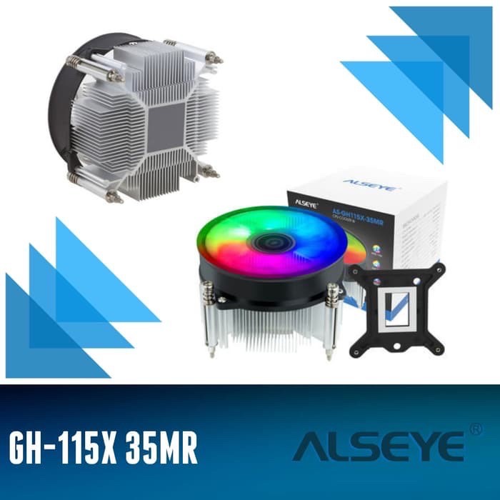 ALSEYE AS-GH115X-35MR - RGB CPU COOLER / FAN PROCESSOR 35MR