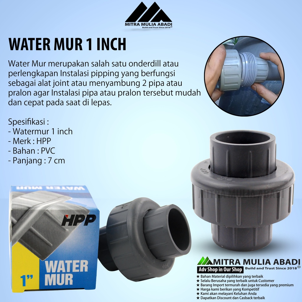 WATERMUR 1 INCI PVC POLOS