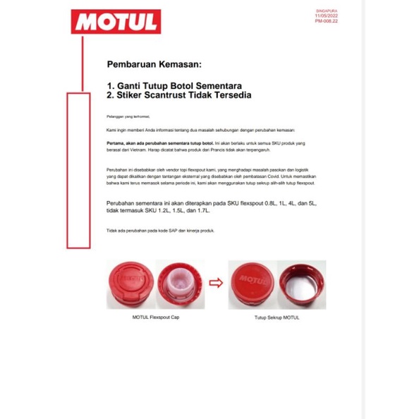 Paket oli matic motul le 0.8 lt  + oli gear shell 120 ml 100% original for all matic