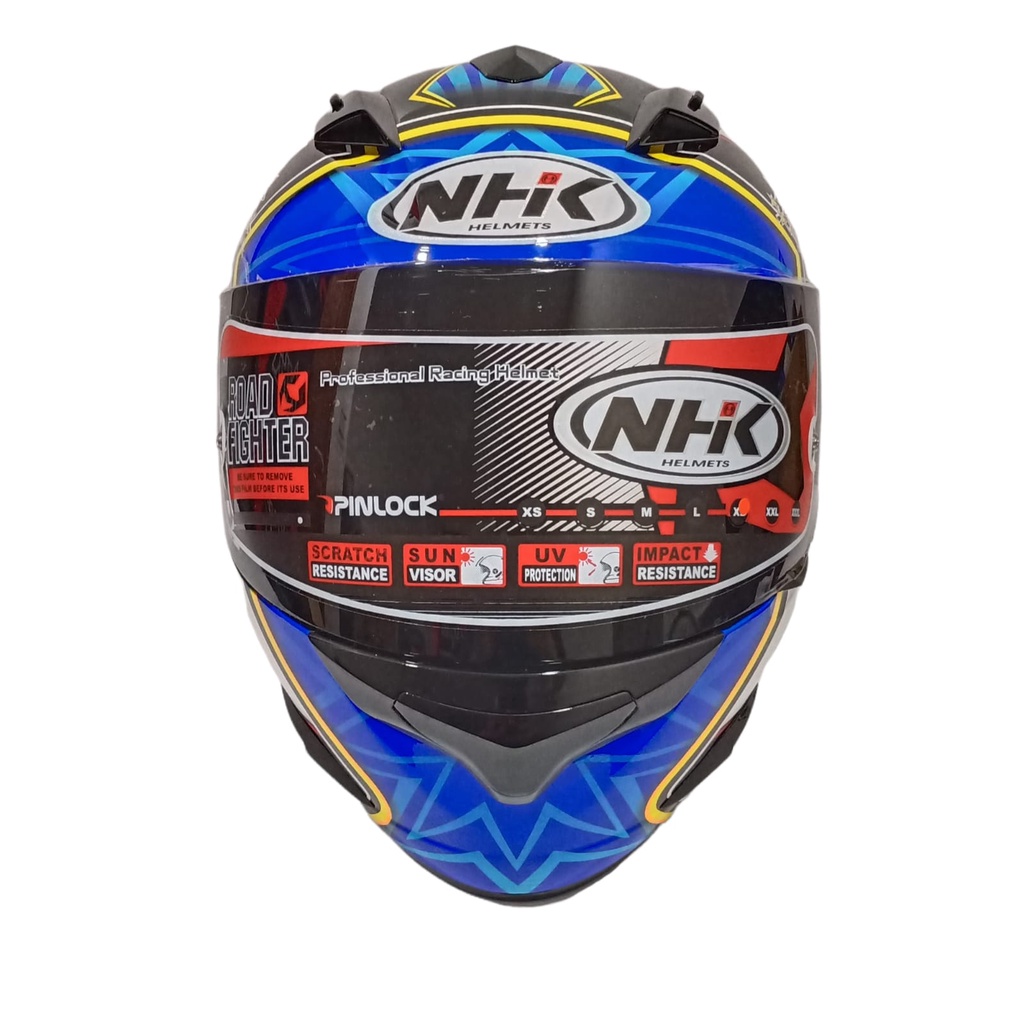 HELM FULL FACE NHK MOTIF RACE PRO BOOM BLACK GLOSSY NHK GP1000 RX9