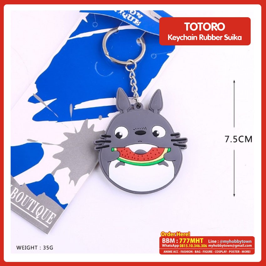 Gantungan kunci Tonari no Totoro : Totoro &amp; Suika