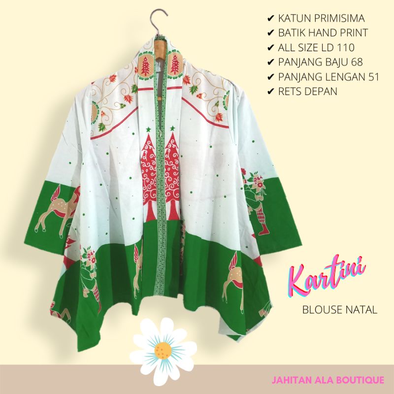 Blus kartini natal