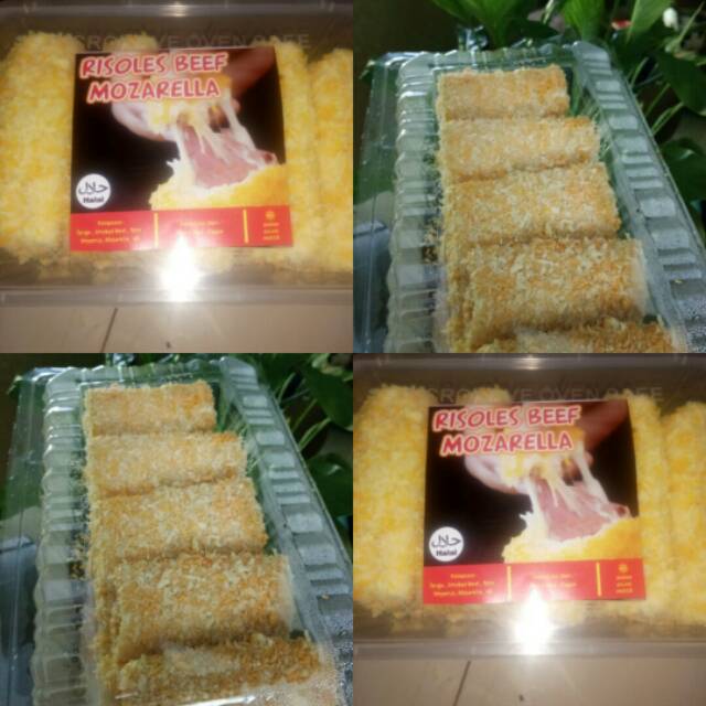 

Risoles smoke beef mayo mozarella isi 10 ged ( telur, smoke beef mayonaise ,mozarella)