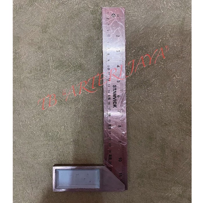 

Bergaransi Penggaris Siku Tukang 12 Inch/ Penggaris Siku Besi Stamvick 30 Cm Bagus