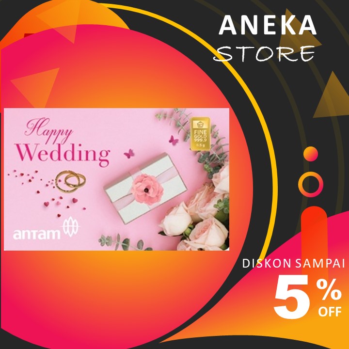 Gift Series Card Antam - Wedding