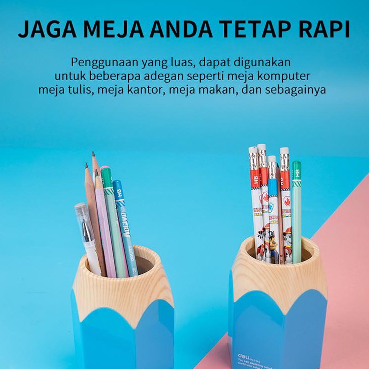 

Tempat Pulpen Sekolah Desain Lucu Deli