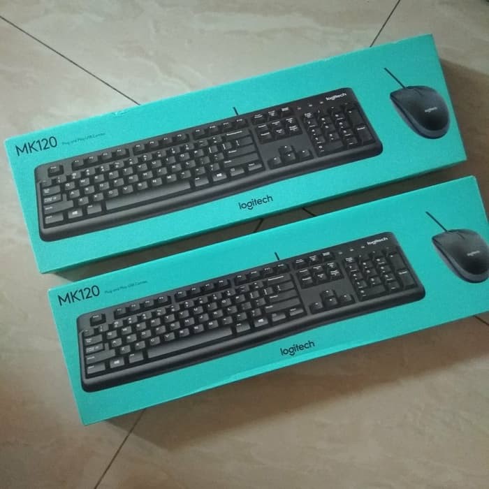 KEYB + MOUSE USB LOGITECH MK120 (GARANSI RESMI)