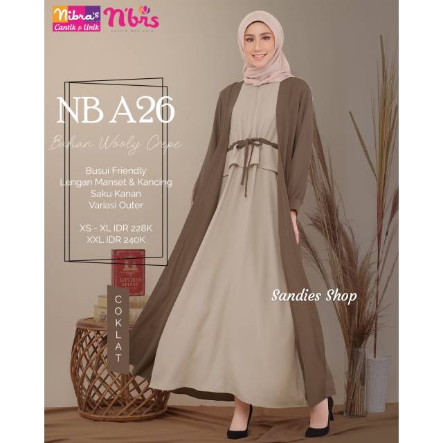 NB A26 Nibras / Gamis NB A26 Nibras / Gamis Soft Series NB A26 Nibras / NB A26 Nibras Ready