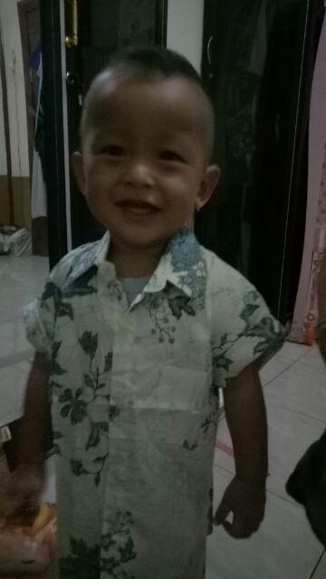 156 Tosca Couple Kemeja Batik Anak 1 - 12 Thn/ Dewasa M - Xxl