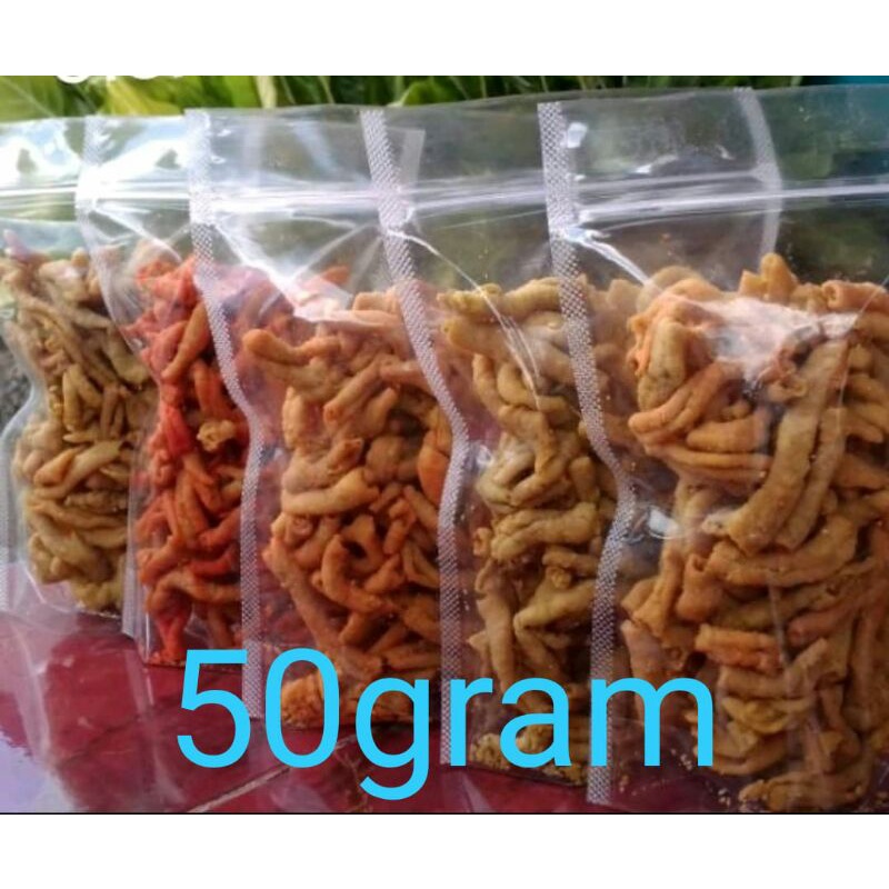 

KERIPIK USUS CRISPY kripik usus cemilan makanan ringan usus crispy