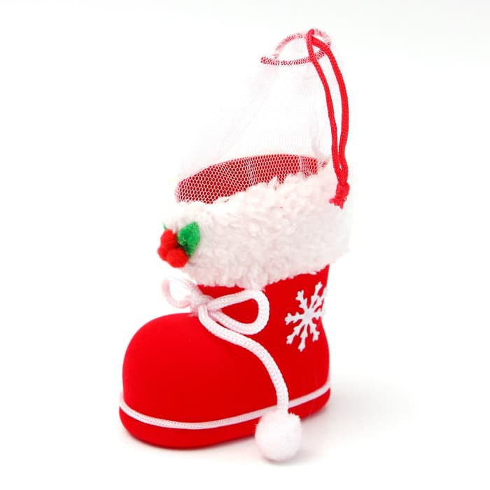 

XBSH tas permen boots sepatu santa apel goodie bag natal kado souvenir