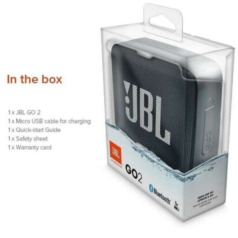 JBL Go2 Bluetooth Speaker Original IMS