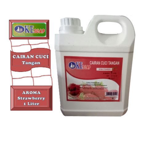 okesoap handsoap strawberry 1 liter