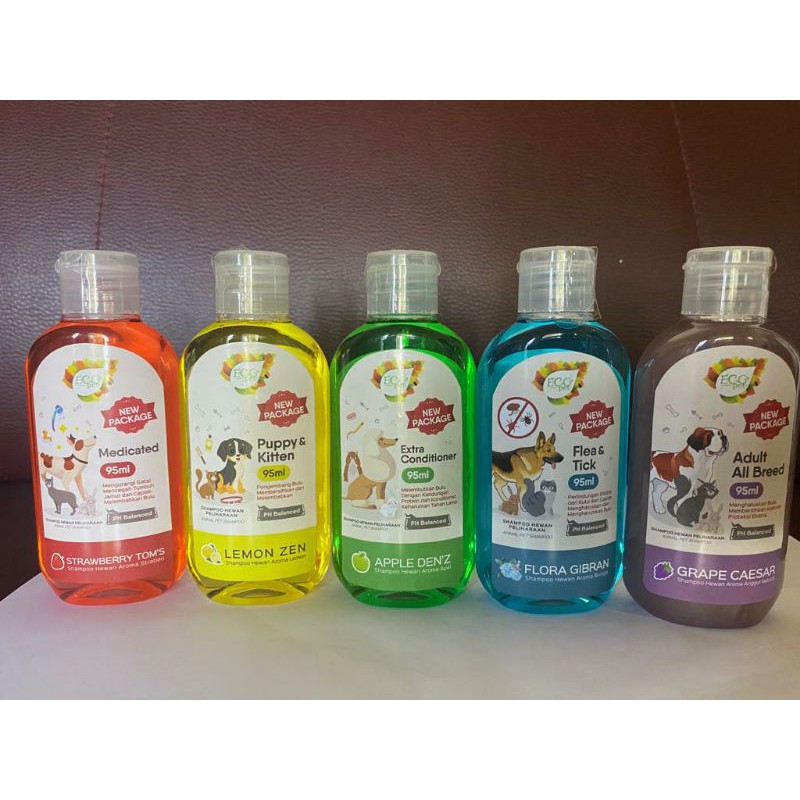 Shampoo Shampo Ecopet 95 ml Kucing Anjing Kelinci Semua Hewan Eco Pet