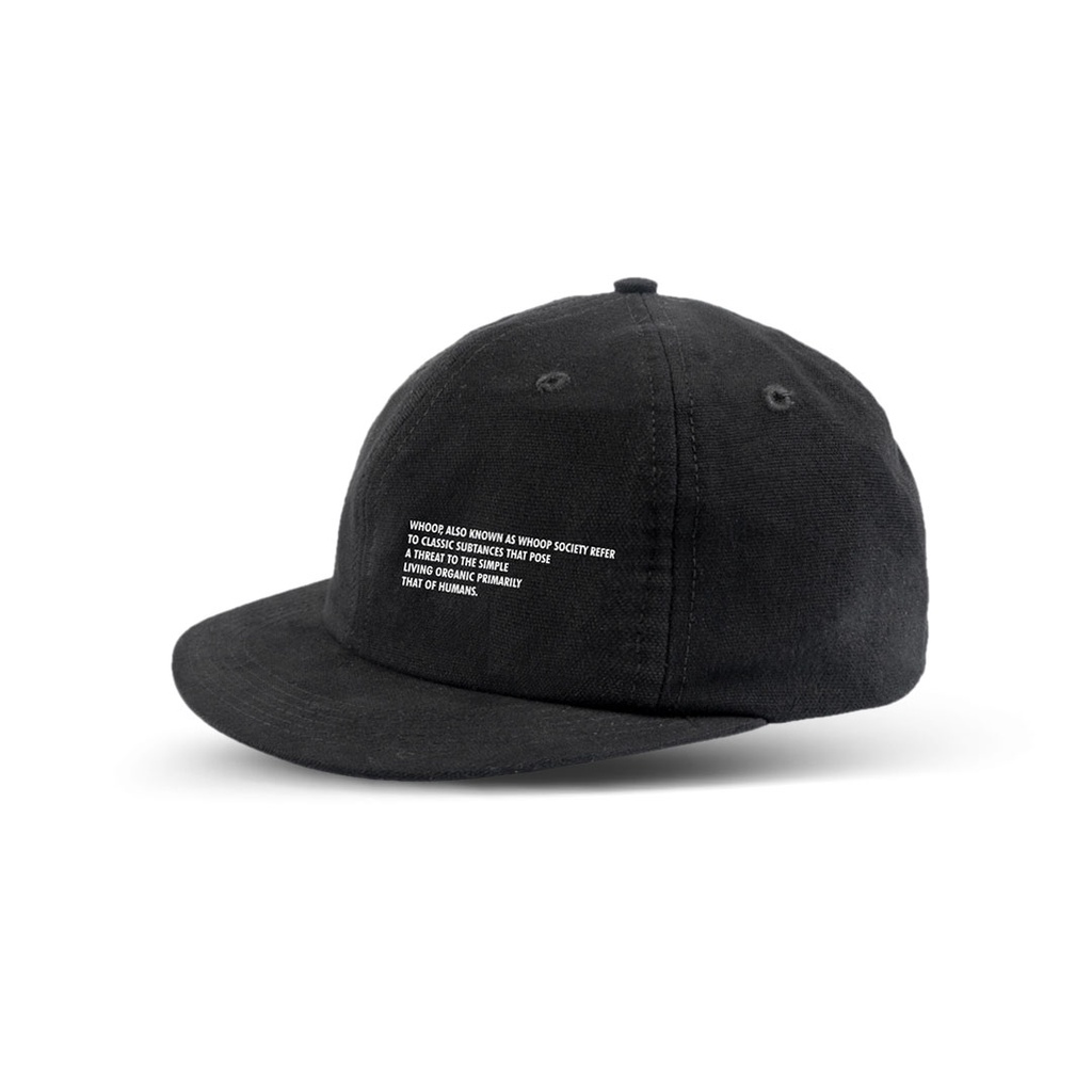 Whoopculture  &quot;Substance&quot; Black Baseball Caps