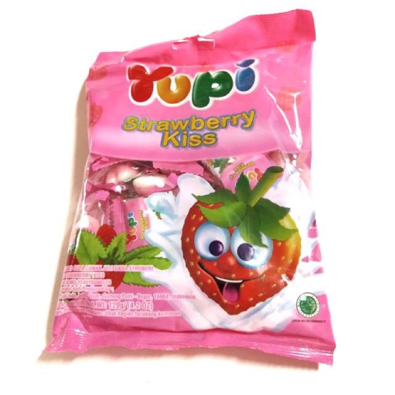 

Yupi Gummy Strawberry Kiss 120g