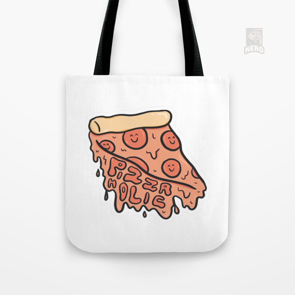 Tote Bag Kanvas Pizza Holic
