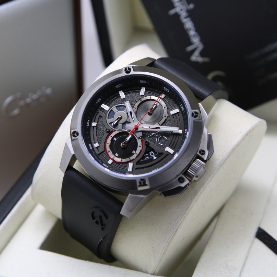 JAM TANGAN PRIA ALEXANDRE CHRISTIE AC 9602 CHRONOGRAPH ORIGINAL GARANSI 1 TAHUN