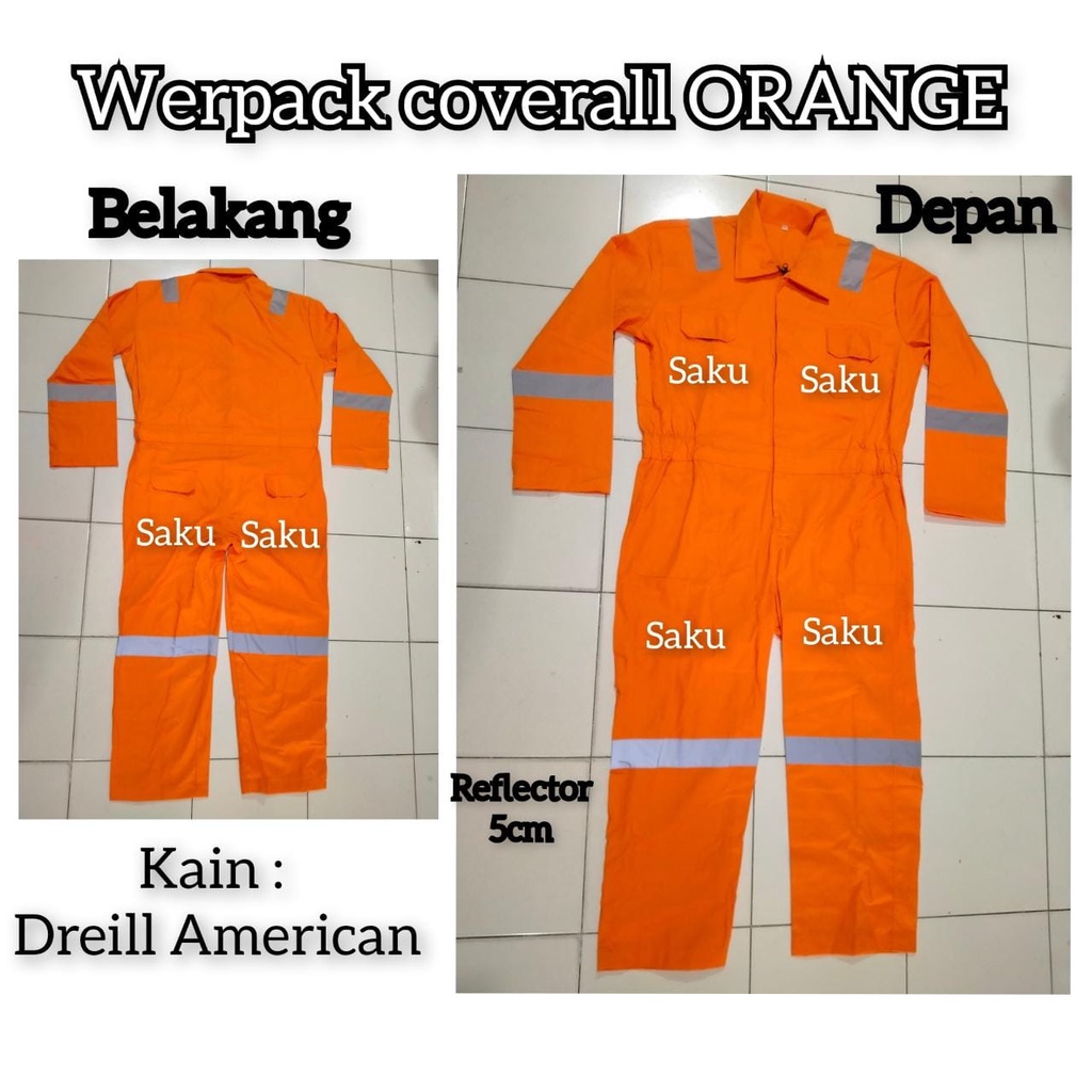 Jual Wearpack Coverall, Baju Kerja Langsungan, Baju Kerja Terusan ...