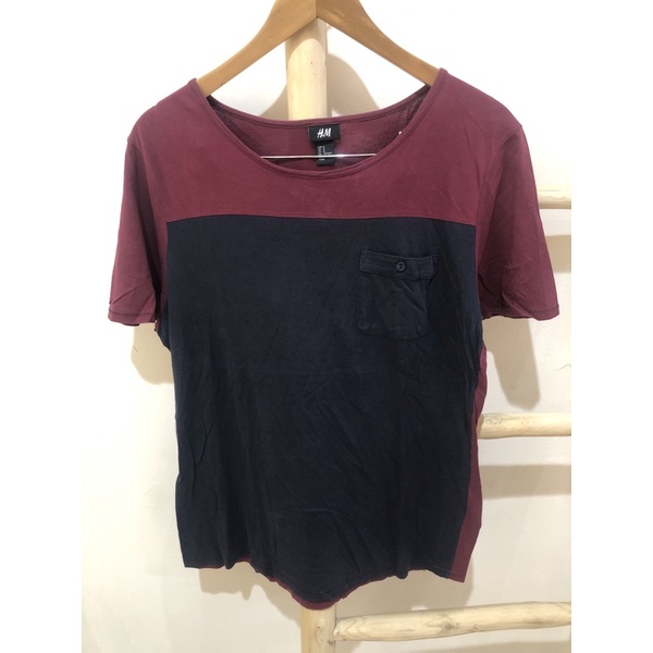 kaos polo pria/polo shirt pria/atasan pria H&M/HnM,M