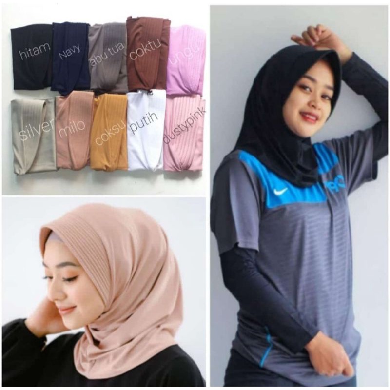 JILBAB INSTAN SPORT VOLLEY KERUDUNG OLAHRAGA-3