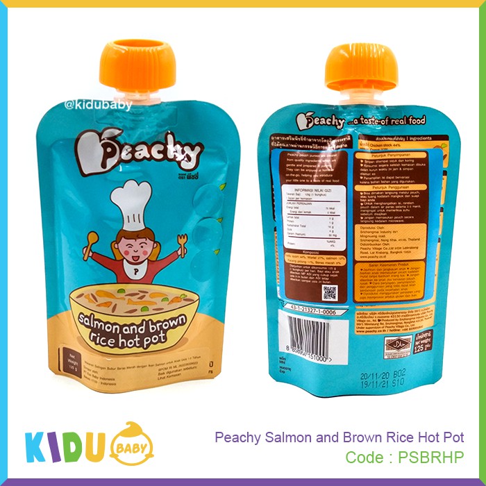 Peachy Meaty Meals Snack Sehat Bayi / Cemilan Sehat Bayi &amp; Anak / Kidu Baby