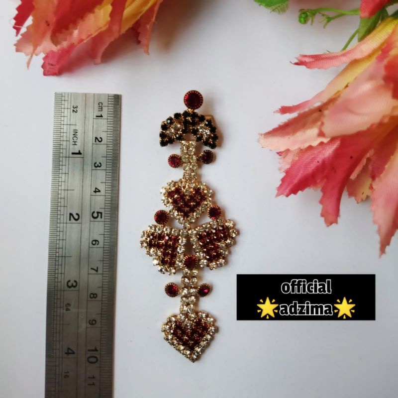 Bros dagu India anting hijab Bros mewah full mata