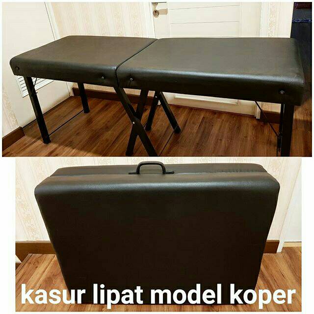 Kasur lipat model koper / bed untuk sulam alis / bb glow