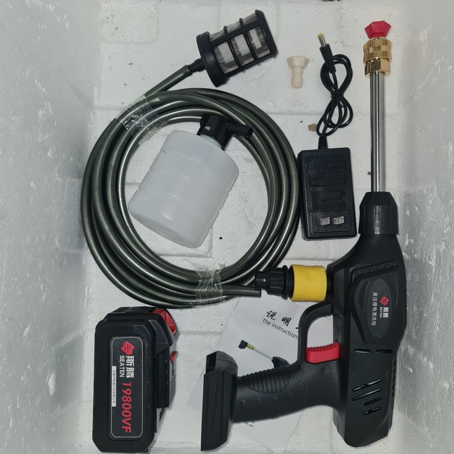 JET CLEANER CORDLESS ALAT CUCI MOBIL BATTERY WIRELESS