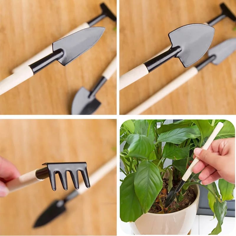 LARISTERUS79 SKOP MINI set isi 3 Alat Berkebun 3 In 1 / Peralatan Berkebun Cangkul Sekop Mini / Garden Tools 3 In 1 S017