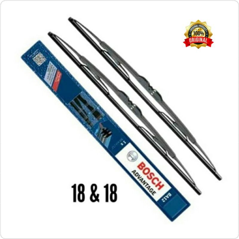 Wiper Depan APV 18&quot;+18&quot; Merk Bosch