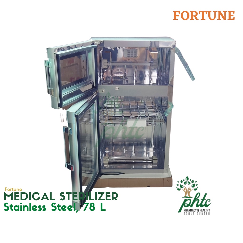 FORTUNE Sterilisator 2 Pintu l Medical Sterilizer l Sterilisator Kering 2 Pintu