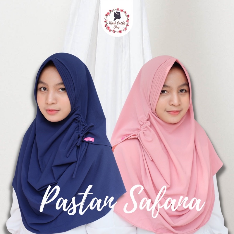 Pasmina Instan safana 2 muka (bahan buble)