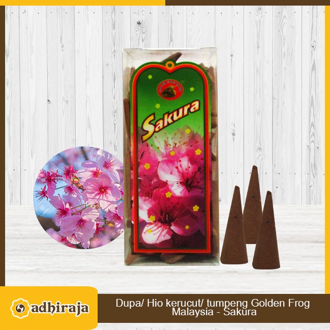 Dupa/ Hio kerucut/ tumpeng Golden Frog Malaysia - Sakura