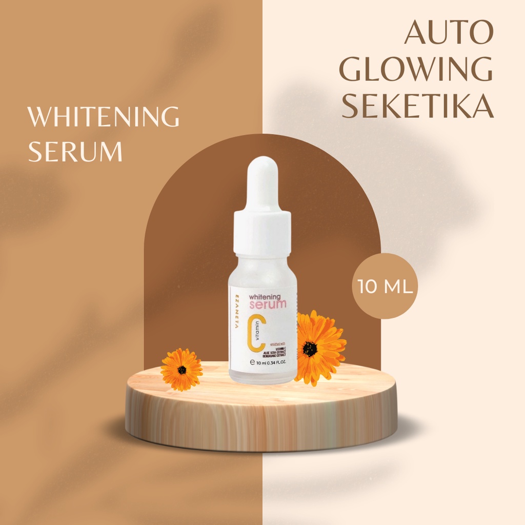 WHITENING SERUM EZANETA BPOM SERUM MENCERAHKAN WAJAH SERUM AUTO GLOWING SERUM VITAMIN C TERMURAH