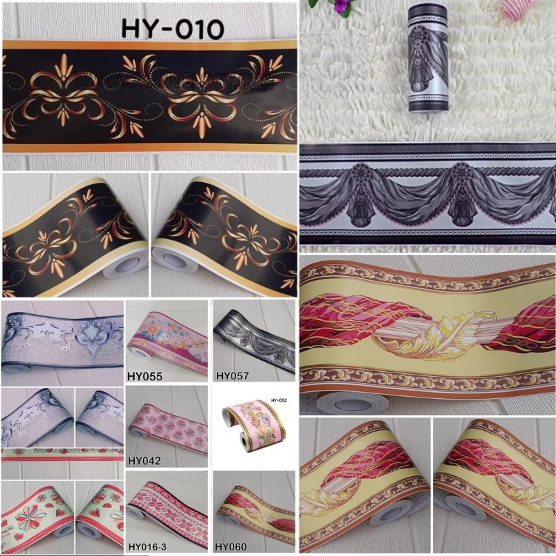 TURUN HARGA [ COD BAYAR DI TEMPAT ] WALLPAPER BORDER LIST NEW UKURAN 10cm*10m