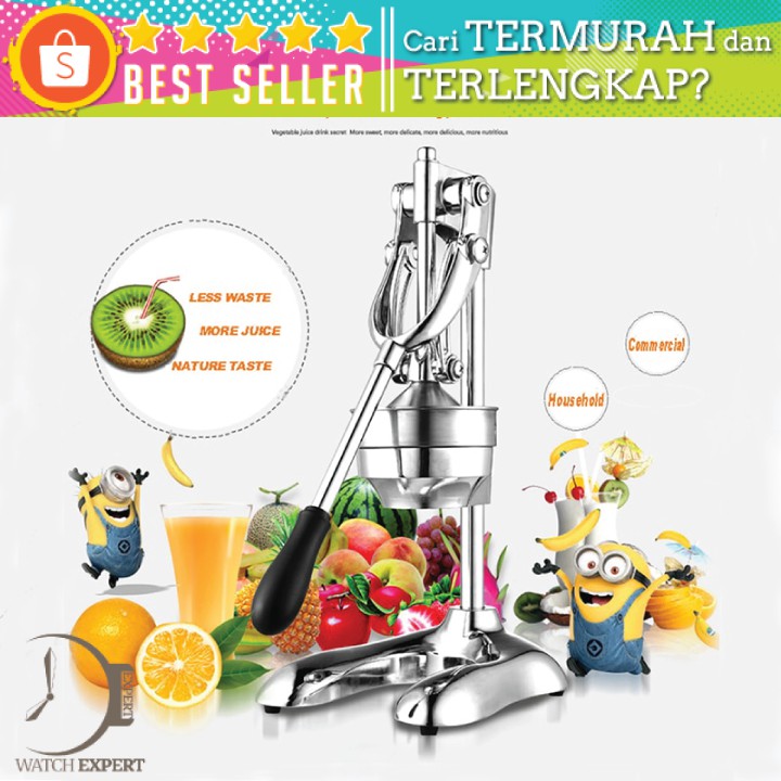 Alat Peras Jus Untuk Buah Juice Squeezer Stainless Steel - Vortex ZZJ3Silver